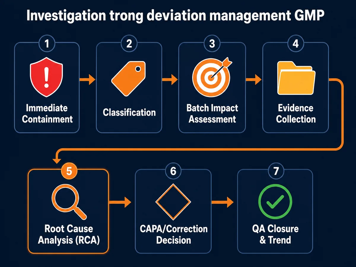 Deviation Management GMP: Phân loại, Điều tra & Batch Impact | Phạm Đức ...